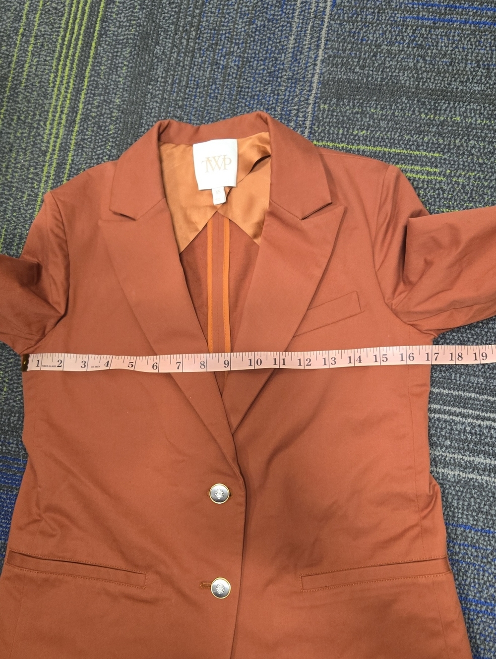 TWP-Oversize Stretch Cotton Blazer-Size XS - Picture 4 of 16